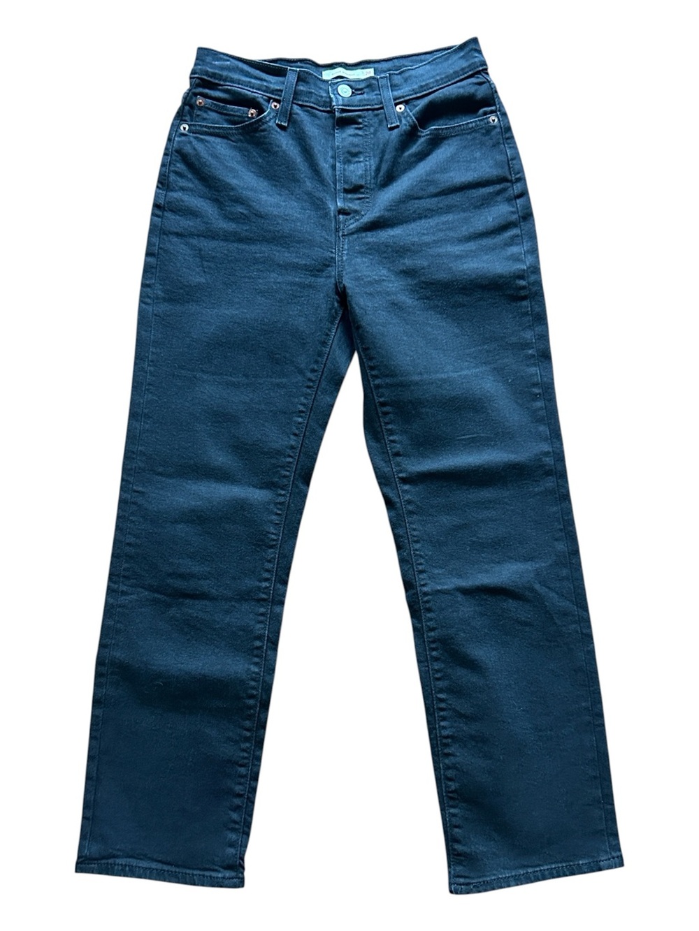 Levi's Black Wedgie Straight Jeans